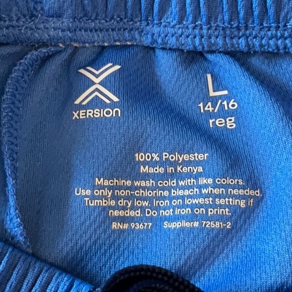 Xersion Blue Athletic Shorts Lightweight Breathable - Picture 4 of 4